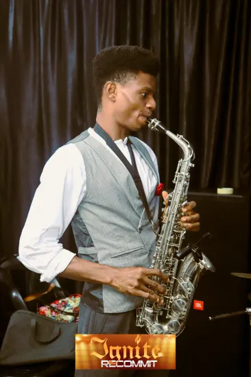 Saxophone during worship, Ignite 2026