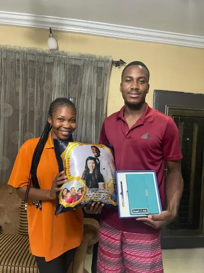 Gift presented during the Widows Empowerment outreach, Nigeria 2026